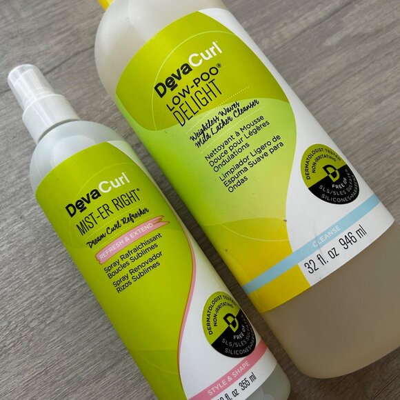2 💫Deva Curl LOW-POO DELIGHT & DevaCurl MIST-ER RIGHT - Picture 2 of 3